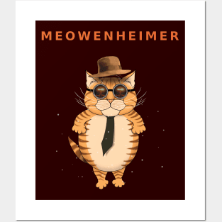 MEOWENHEIMER Parody Design Posters and Art